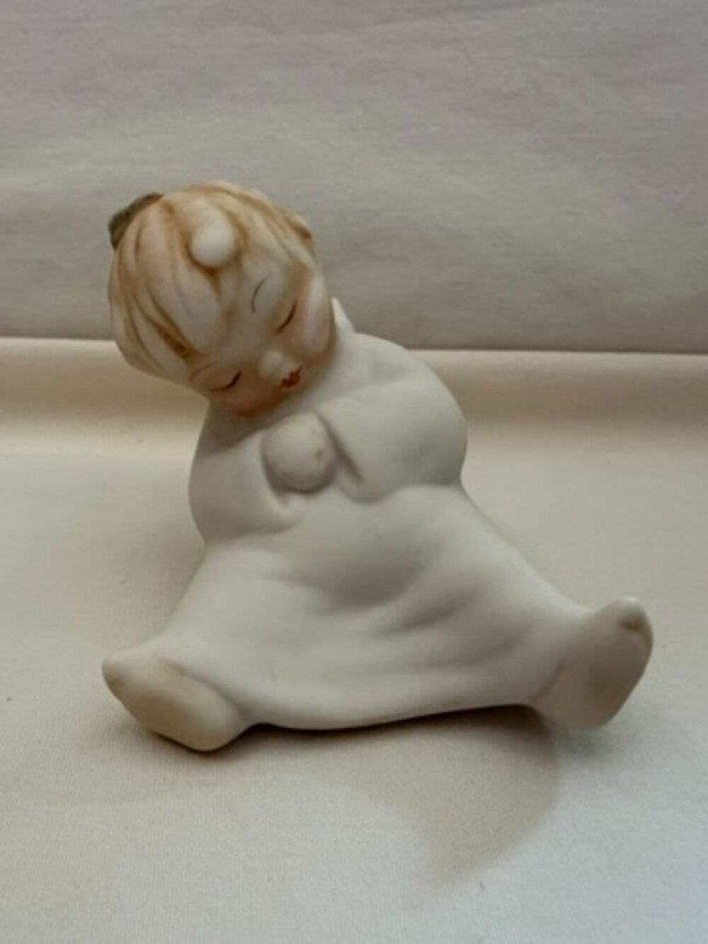 Vintage Sleeping Angel Figurine